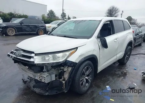 2017 Toyota Highlander Le Plus from USA, damaged, VIN 5TDBZRFH1HS370107